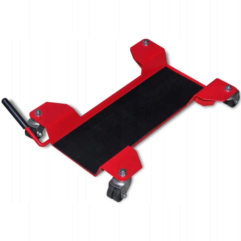 Motorcycle trolley with central stand, red, 60x41.5x8 cm, 100 kg Manufacturer no brand