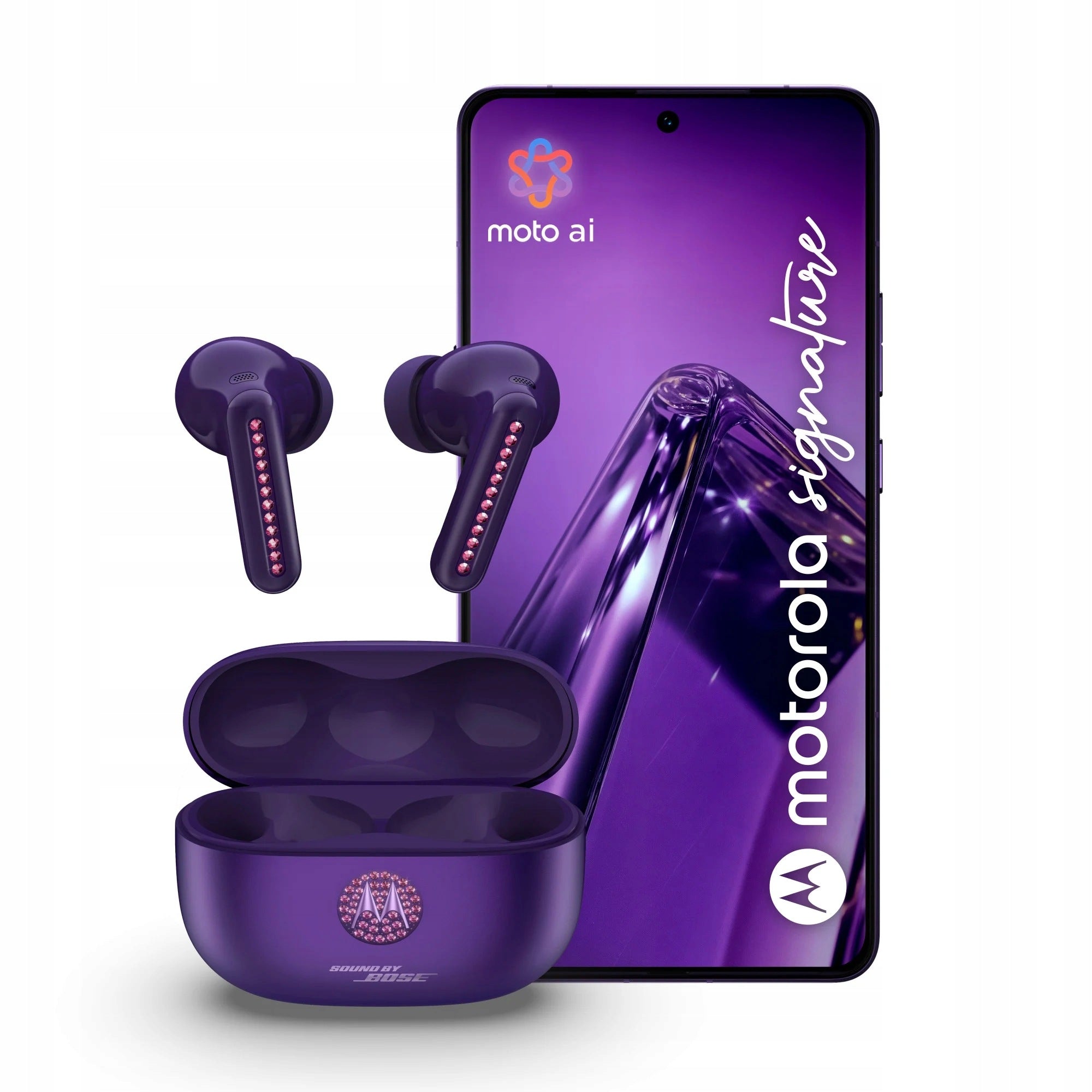 Motorola Signature Crystals by Swarovski PANTONE Violet Indigo
