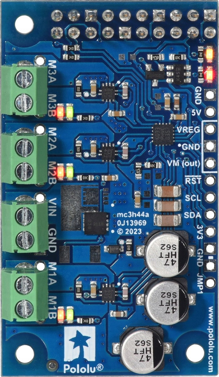 Motoron M3H550 Triple Motor Controller - 3 Channel DC Motor Controller Manufacturer Pololu