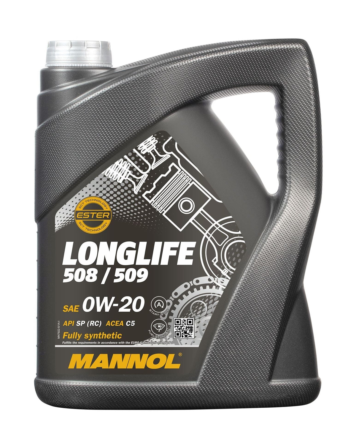 Motorový olej Mannol 5 l 0W-20 Manufacturer code MN7722-5