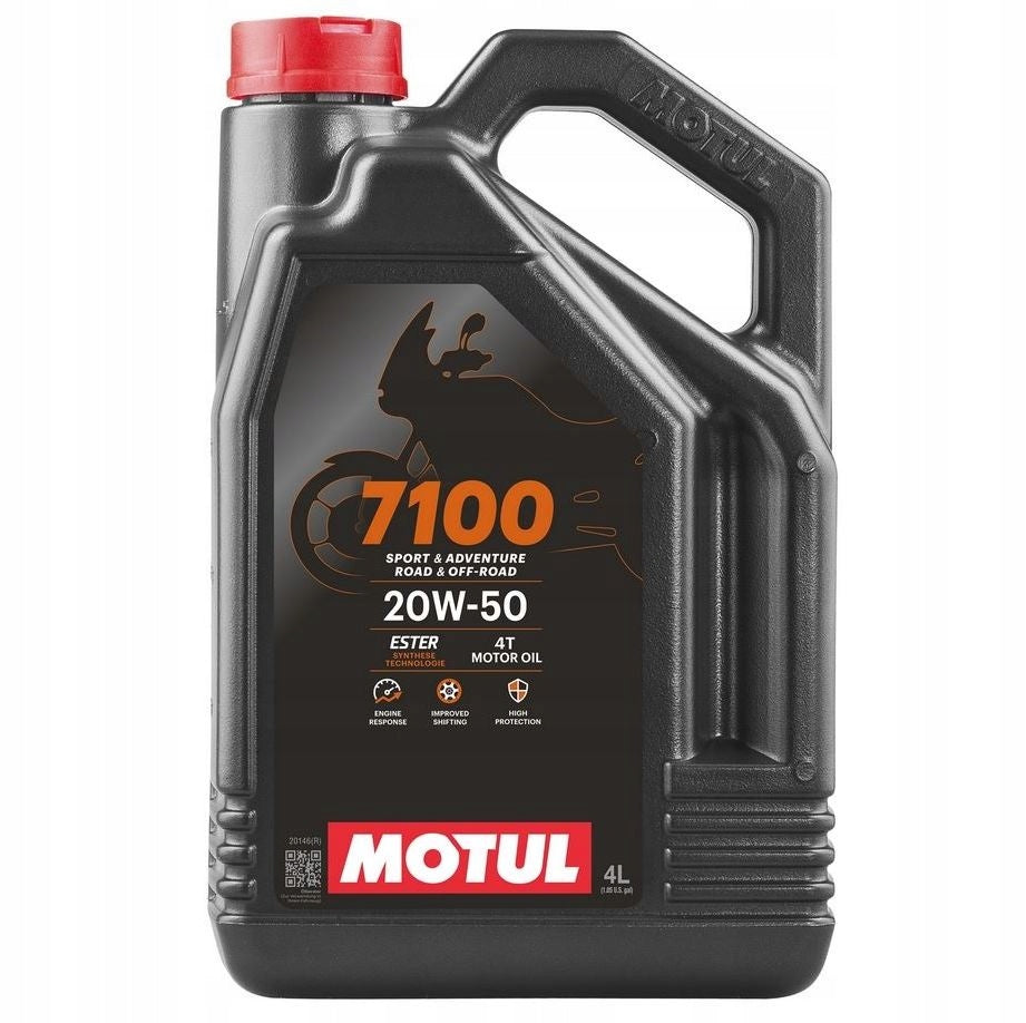 Motul 7100 20W50 4L Synthetic Oil for Motorcycle