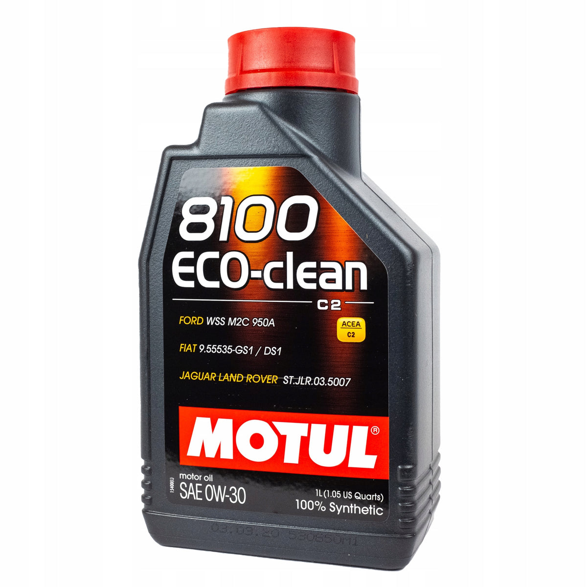 Motul 8100 Eco-Clean 0W30 C2 1L Packaging status original