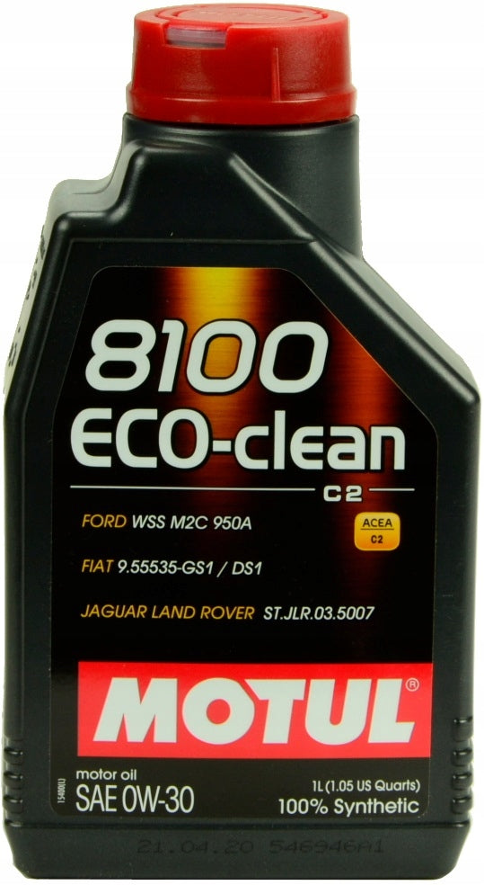 Motul 8100 Eco-Clean 0W30 C2 1L