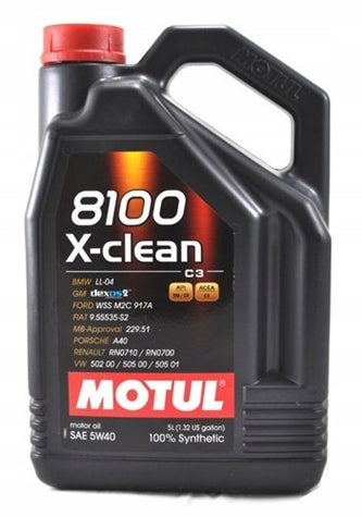 Motul 8100 X-CLEAN 5W40 c3 5L