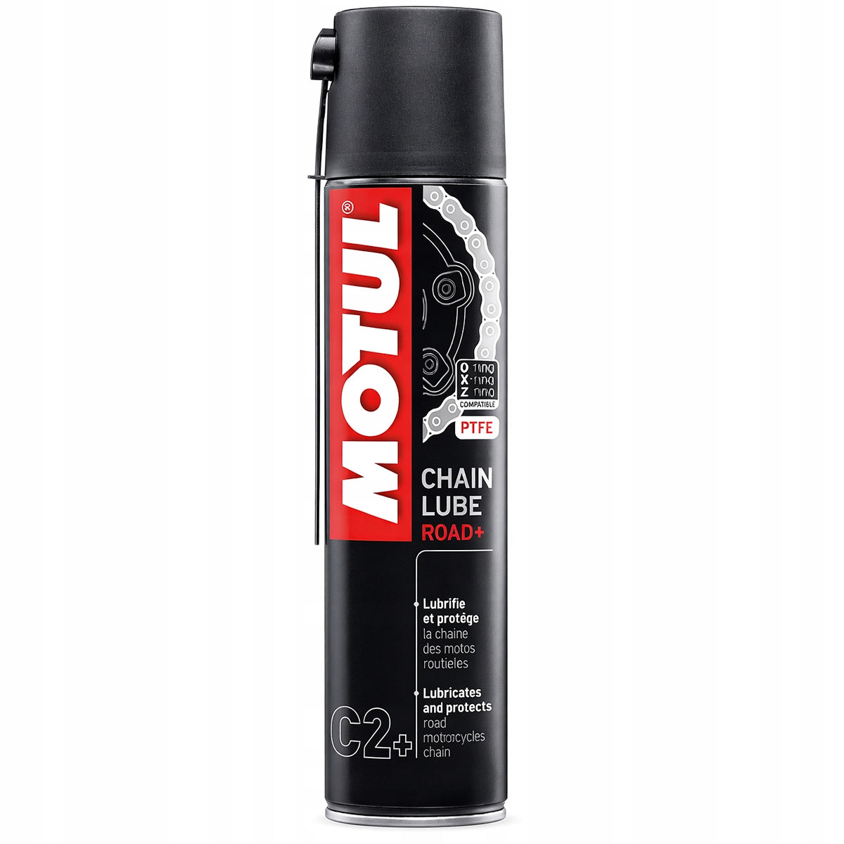 Motul Chain Cleaning and Lubrication Kit Grease Remover Brush Packaging status original
