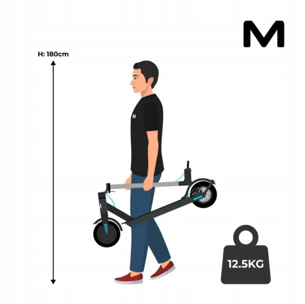 Motus Scooty 8.5 - Electric scooter 20 km/h, fast and comfortable Engine power 350 W