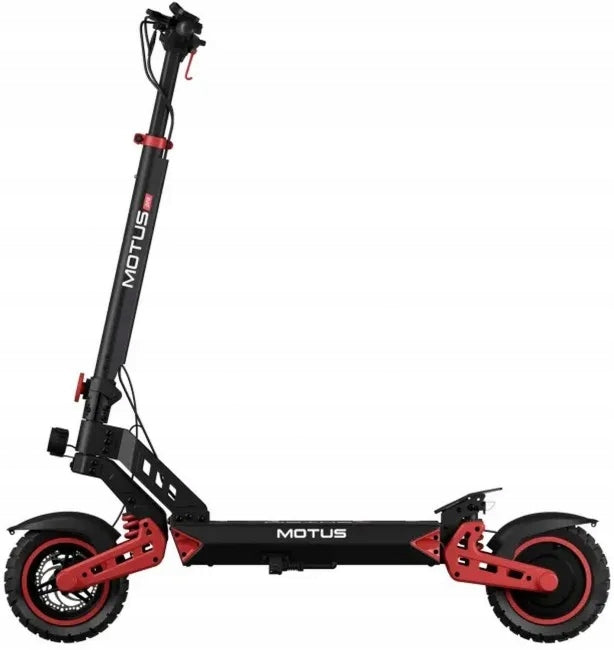 Motus electric scooter Pro10 Daytona S Additional features horn meter lighting pumped wheels speedometer foldable kickstand cruise control