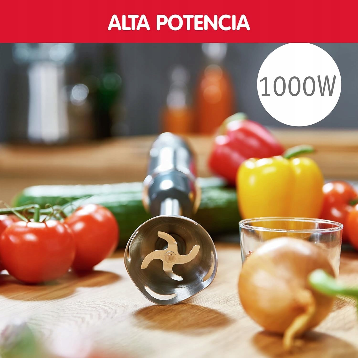 Moulinex DD6578 Quickchef Hand Blender 1000W Powelix 2in1 10 Speed Brand Moulinex