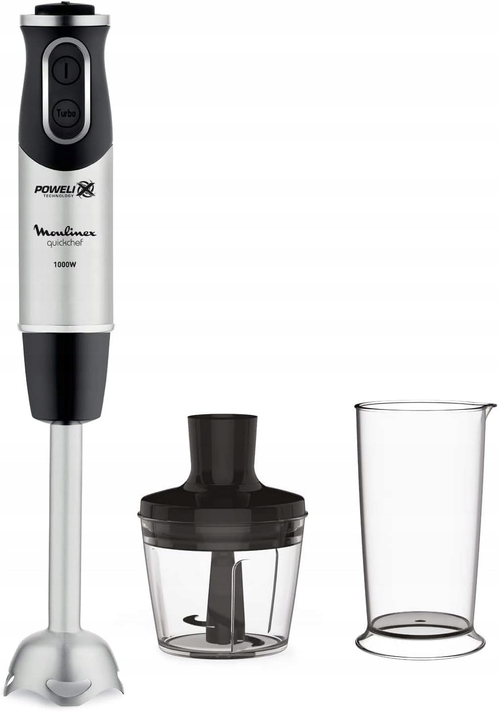 Moulinex DD6578 Quickchef Hand Blender 1000W Powelix 2in1 10 Speed