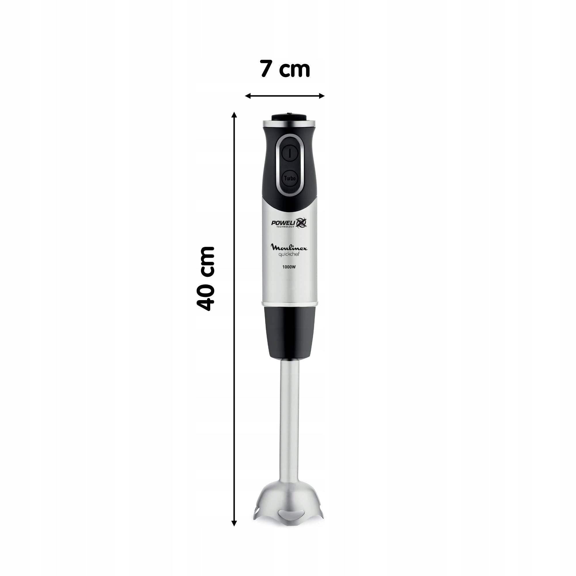 Moulinex QuickChef DD6578 hand blender 1000W 10 speed steel Brand Moulinex