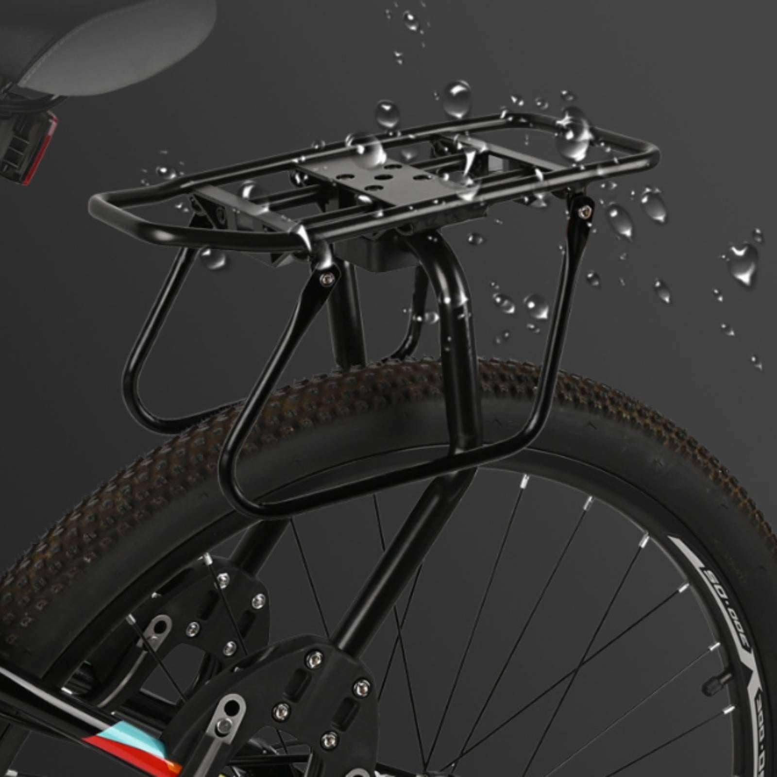 Mountain Bike Cargo Rack Quick Release Adjustable Rear with Guardrail Brand no brand