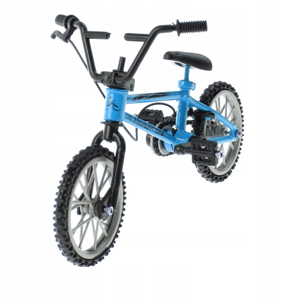 Mountain Finger Bicycle Toy Mini Alloy Bike Kid Toy Birthday Gift Blue