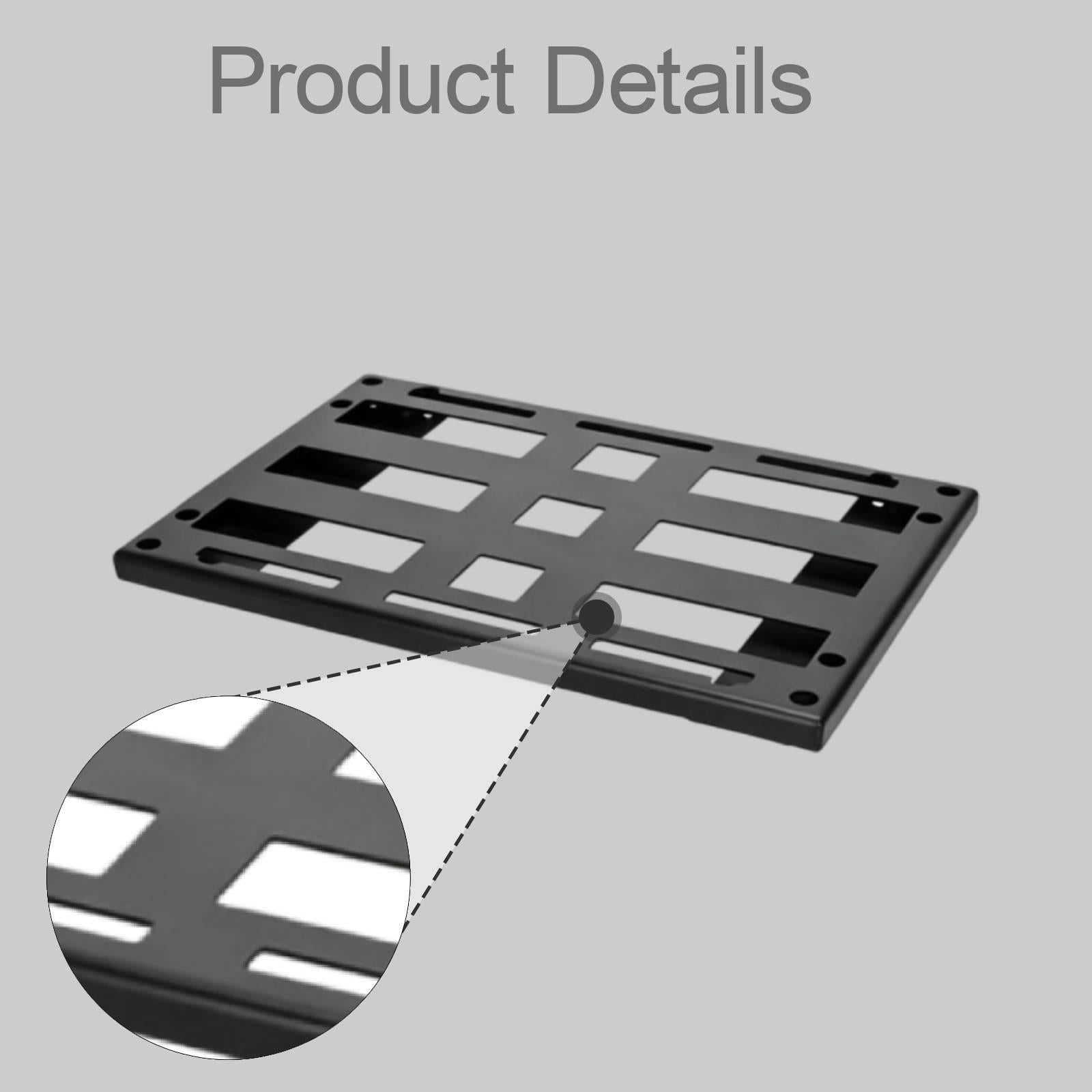 Mounting Plate Mounting Bracket Convenient Sliding Rack Metal Tool Storage Packaging status original