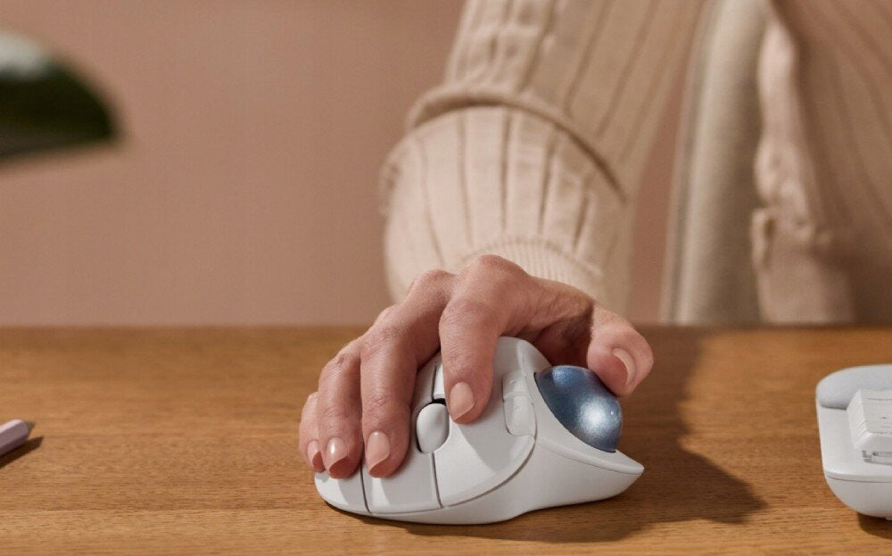 Mouse LOGITECH Ergo M575S White Color white