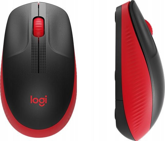 Mouse Logitech M190 910-005908 large black red for laptop computer Manufacturer code 910-005908-PZ