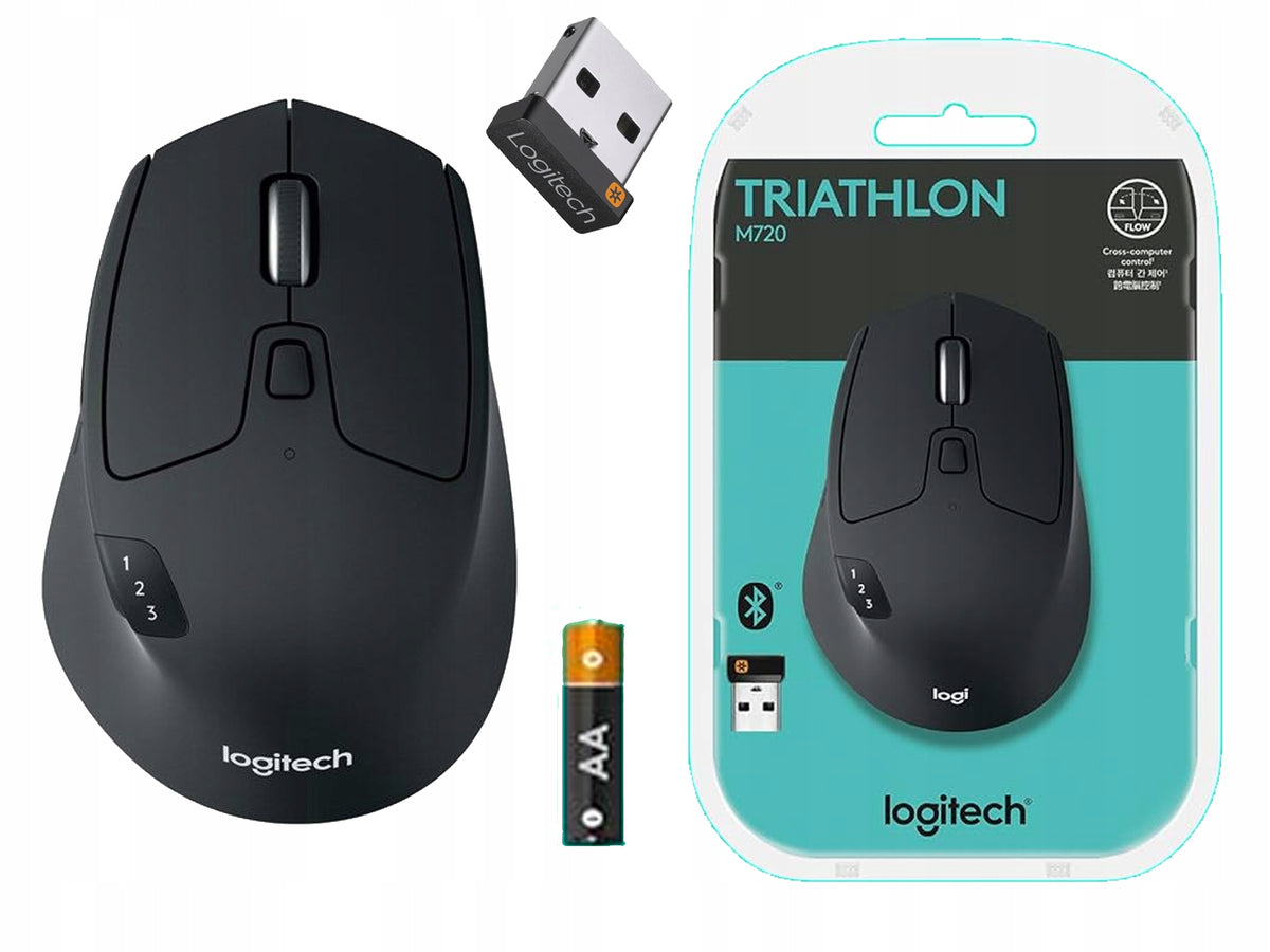 Mouse Logitech M720 large Bluetooth wireless laptop computer 910-004791