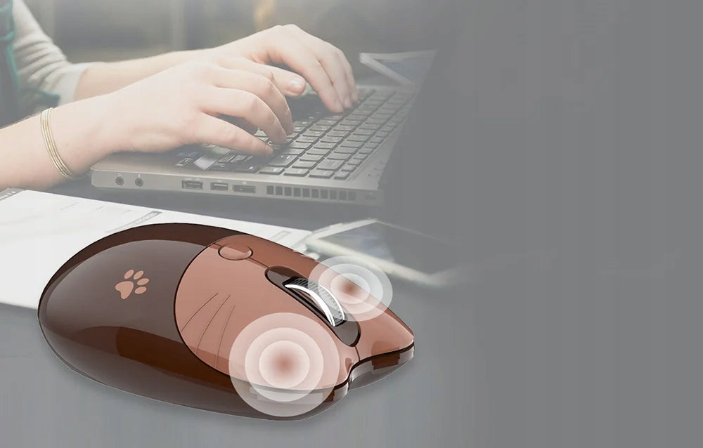 Mouse MOFII M3DM 2.4G Bluetooth wireless brown Manufacturer code M3DM Brown