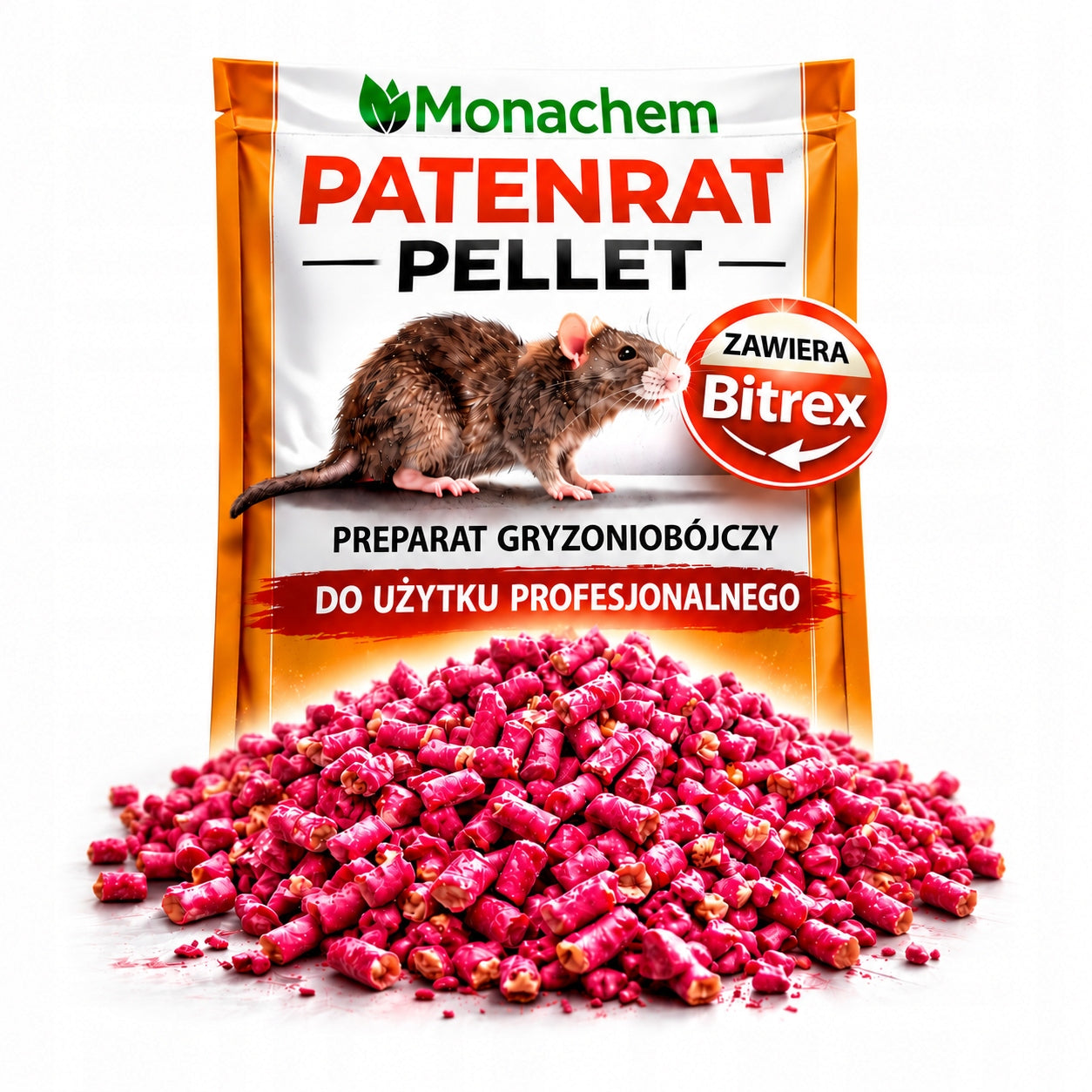 Mouse Poison Rats Patenrat Pellet 1kg Bromadiolone Granules