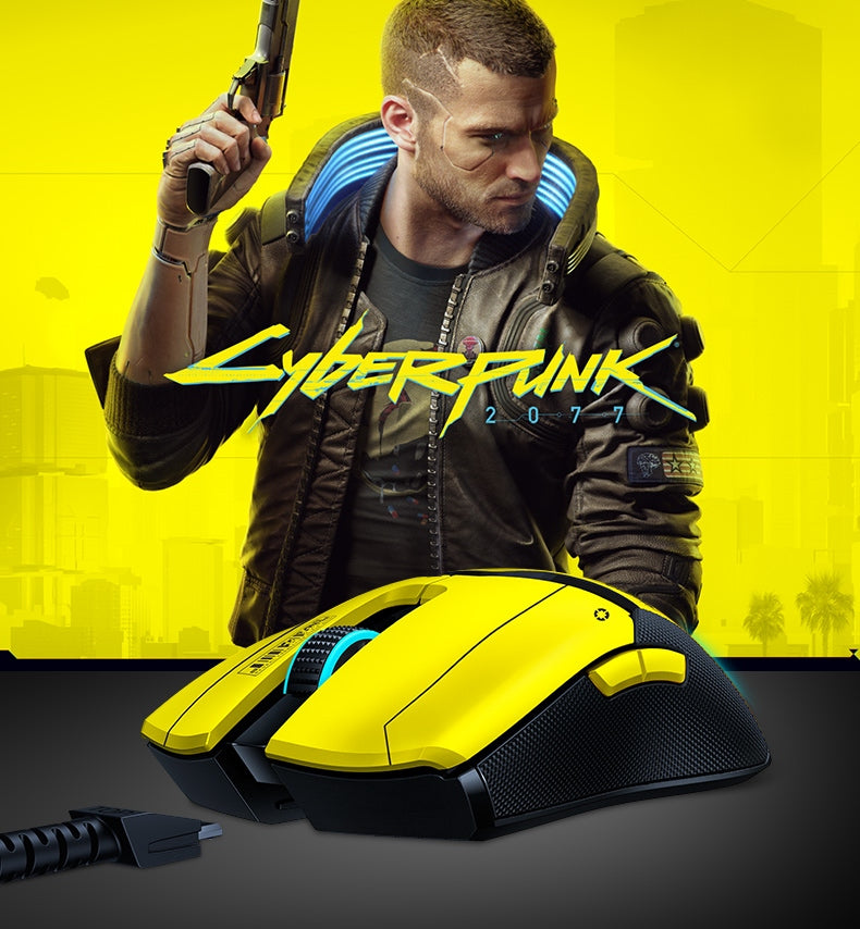 Mouse Razer Viper Ultimate Cyberpunk 2077 + docking base Color yellow