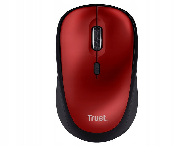 Mouse TRUST Yvi+ Eco Black and red