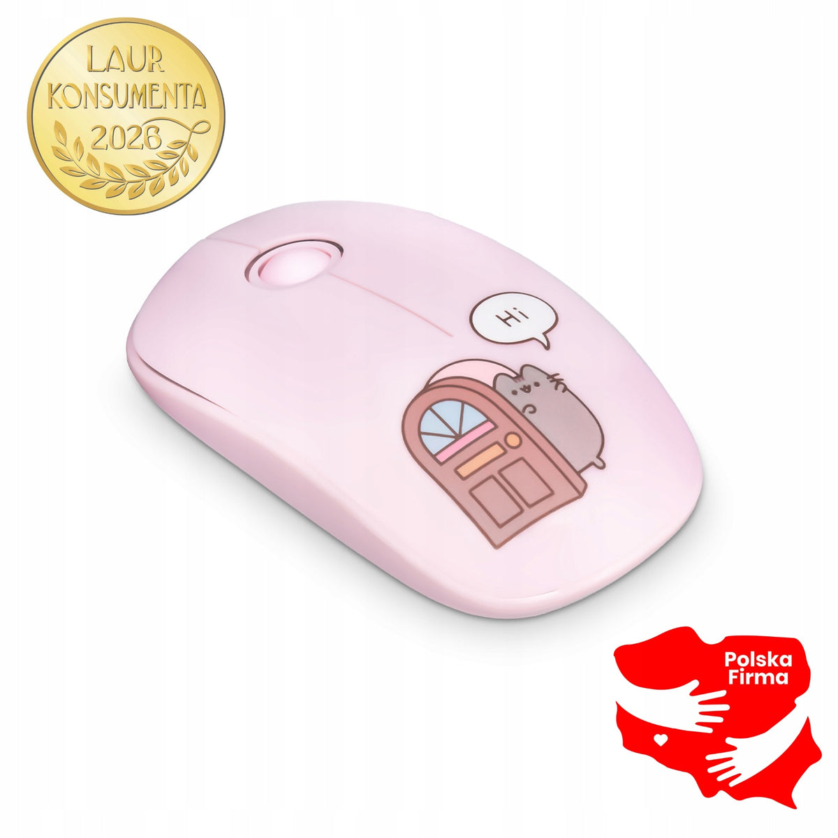 Mouse Wireless Computer Mouse Pusheen Purple Manufacturer code BIE003788