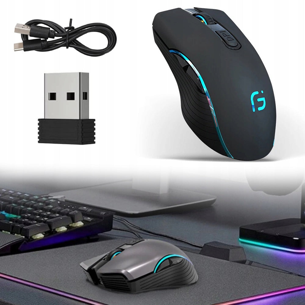 Mouse Wireless Computer Side Buttons Model W2WD