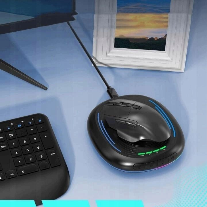 Mouse jiggler mover mouse simulator mouse timer remote work USB RGB Packaging status original