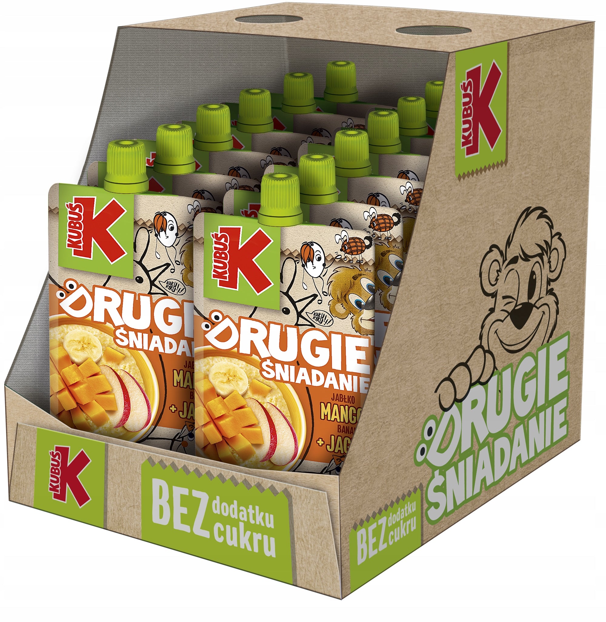 Mousse Kubuś Second Breakfast Mango porridge 12 x 100g