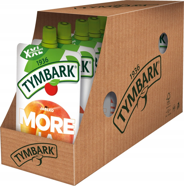 Mousse Tymbark Apricot - apple without added sugar 10x 200g