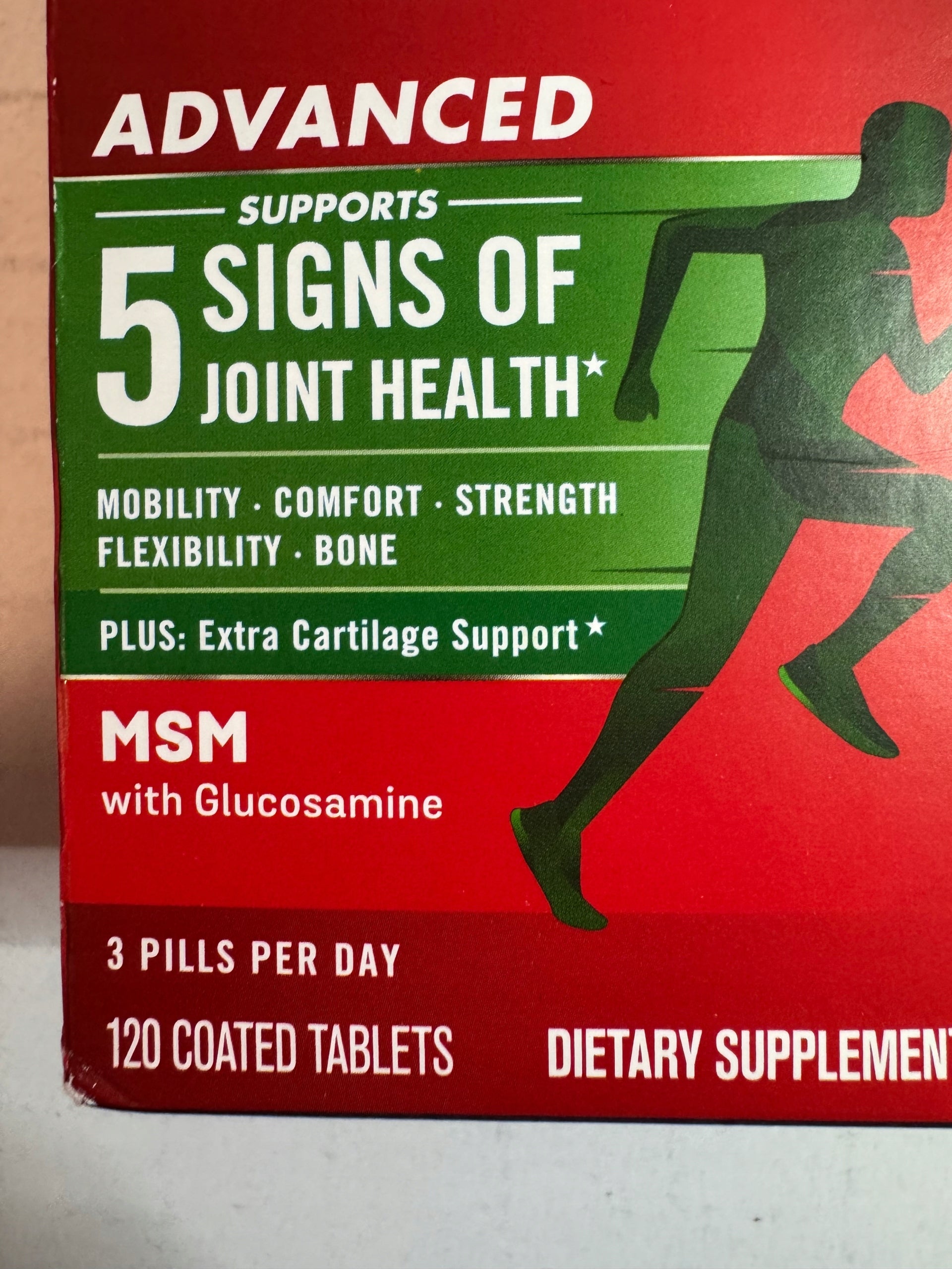 Move Free Advanced Joint Supplemen Advanced Plus MSM zdrowe stawy Brand Schiff