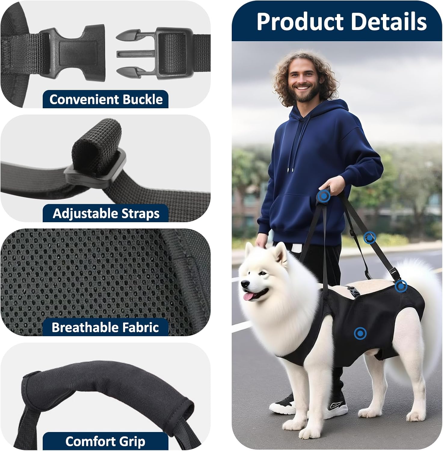 Movement assistance for elderly, injured and disabled dogs, size M Size M