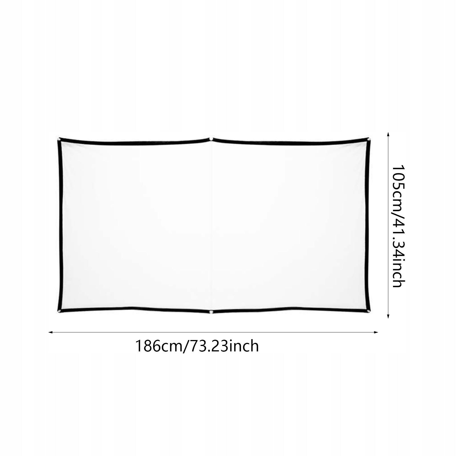 Movie Projection Screen Screen 16:9 Projection Screen Projection 84inch Brand no brand