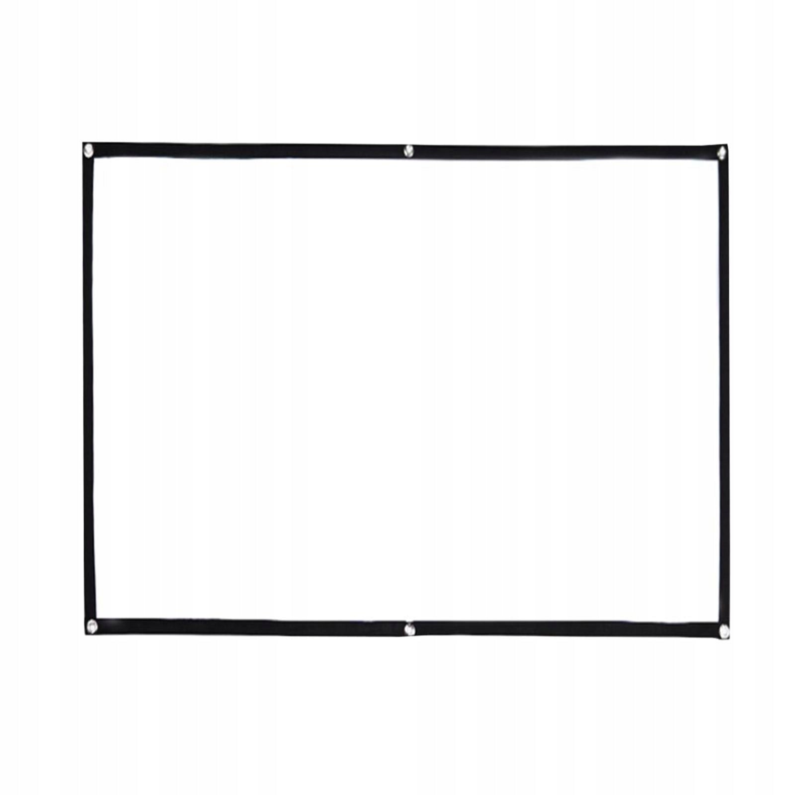 Movie Projector Screen Foldable Polyester Easy Installation 2.21x1.25m Brand no brand