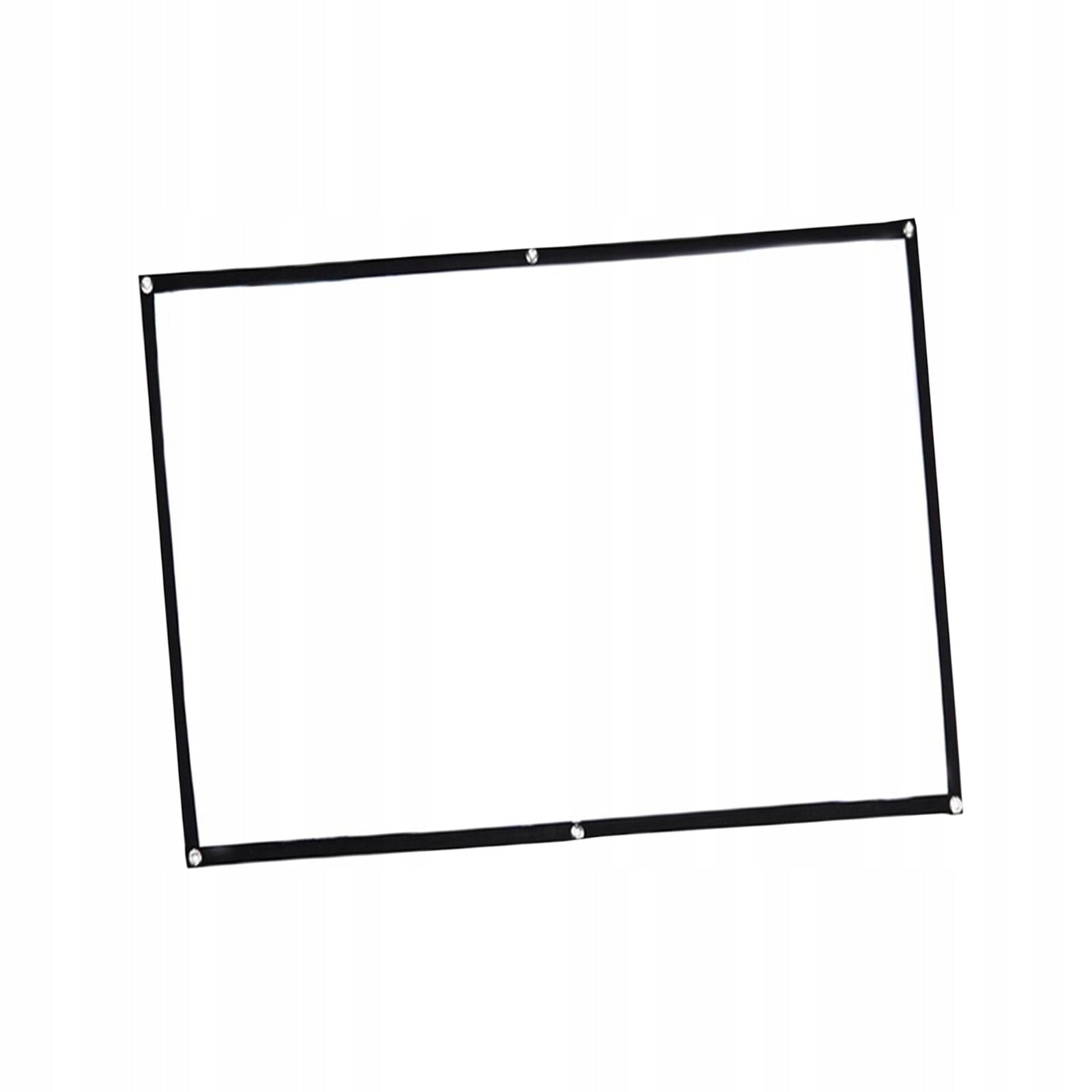 Movie Projector Screen Foldable Polyester Easy Installation 2.21x1.25m