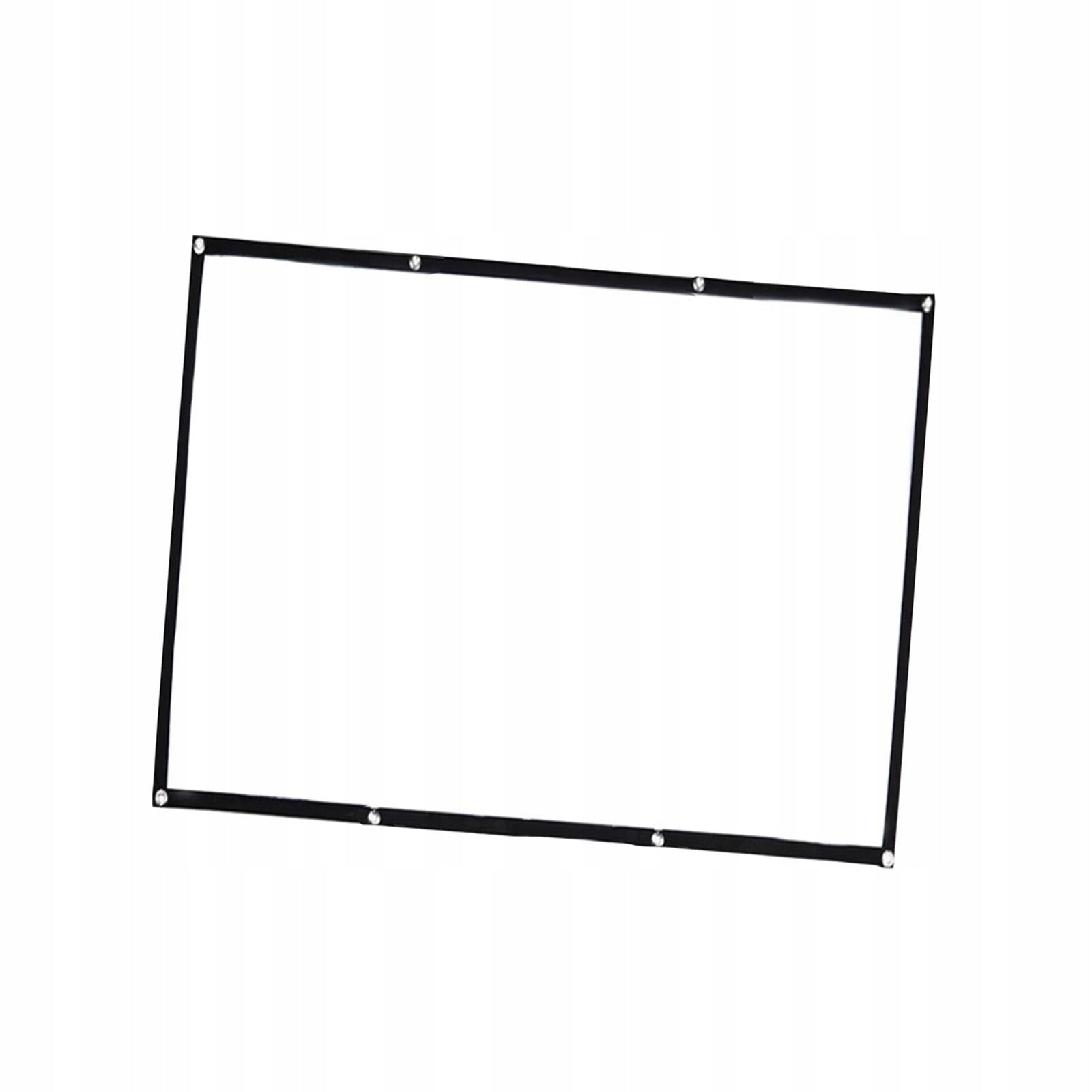 Movie Projector Screen Thickened Portable Easy to Install 2.21x1.25m