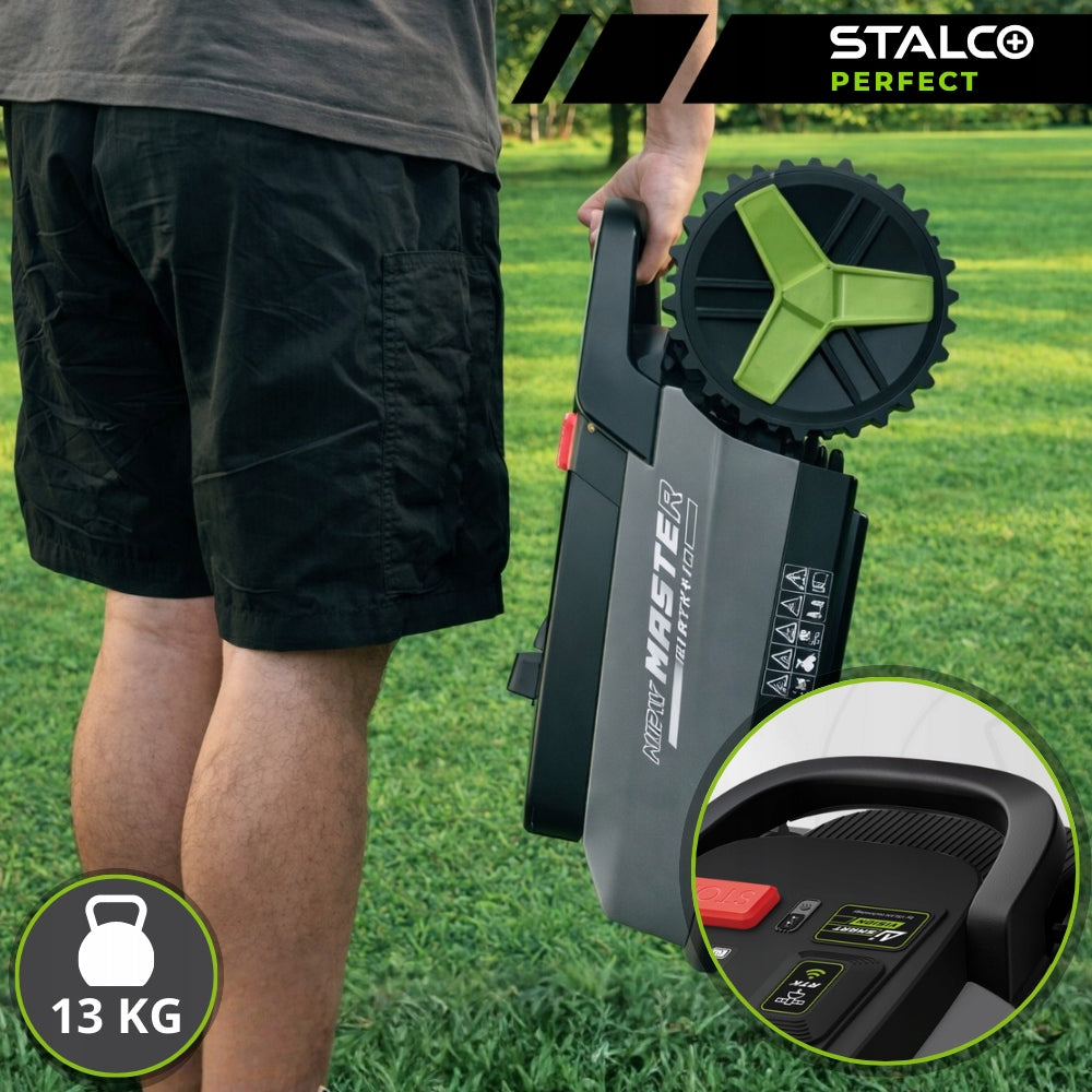 MowMaster MOWING ROBOT WITHOUT CABLE 3000m2 SYSTEM LoRa RTK +AI VISION STALCO Mowing performance 3000 m²