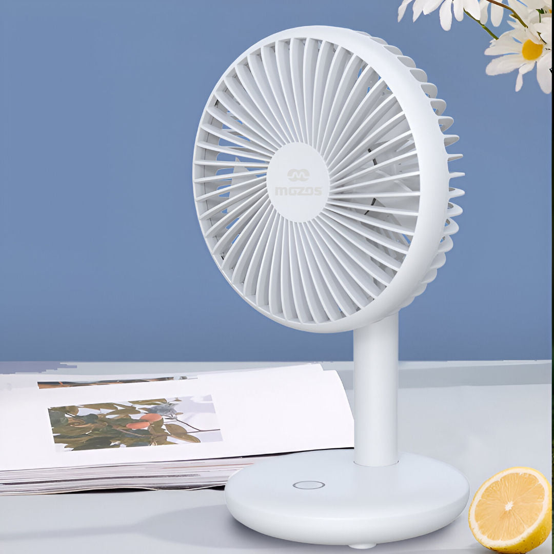 Mozos FS02 cordless fan with battery Certificates of conformity CE WEEE