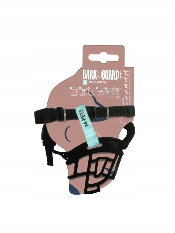 Mpets muzzle Bark Guard XS Black and blue