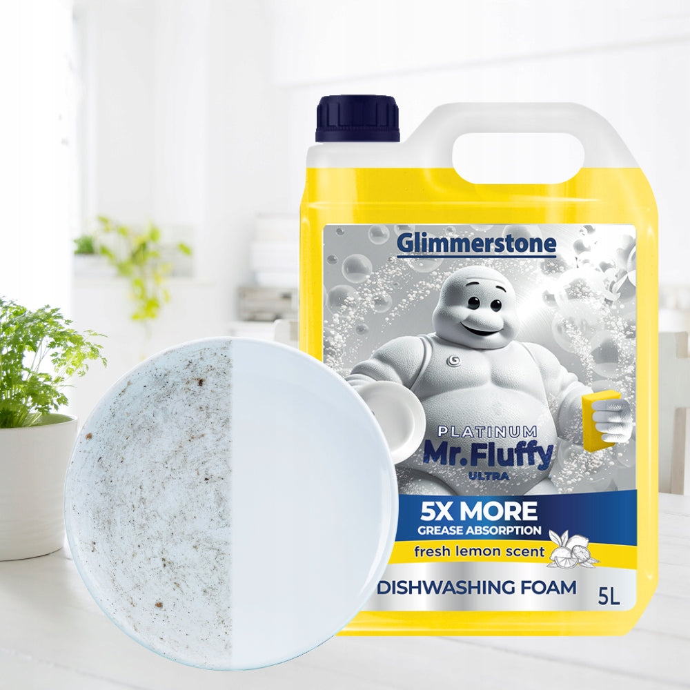 Mr. Fluffy LEMON FOAM DISHWASHING LIQUID + DISPENSER STOCK Manufacturer code 5905261442833