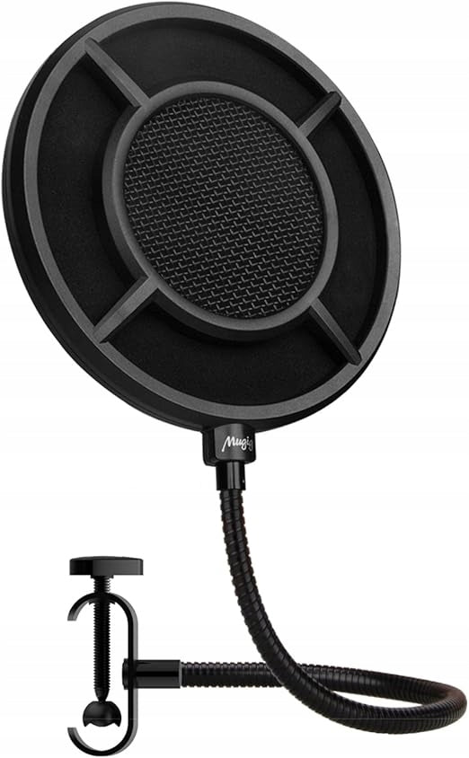Mugig Pop Filter Windproof Microphone Cover