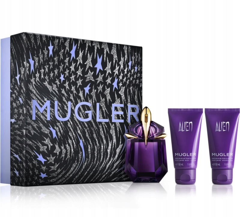 Mugler Alien Perfumed Water Set 30ml + Lotion + Gel Gift Luxury