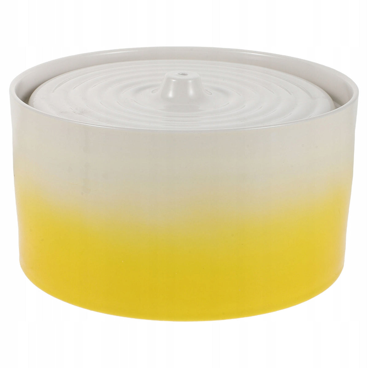 Multi-Color Ceramic Cat Water Fountain with Warm Water and Large Capacity