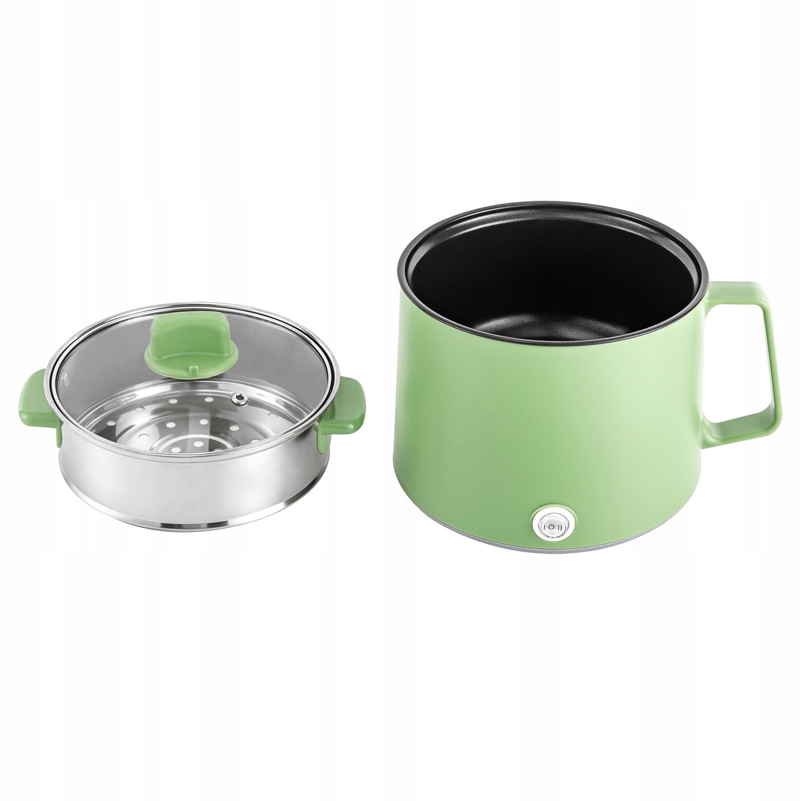 Multi-Function Electric Hot Pot 1.7L Non-Stick Pot + Steel Basket