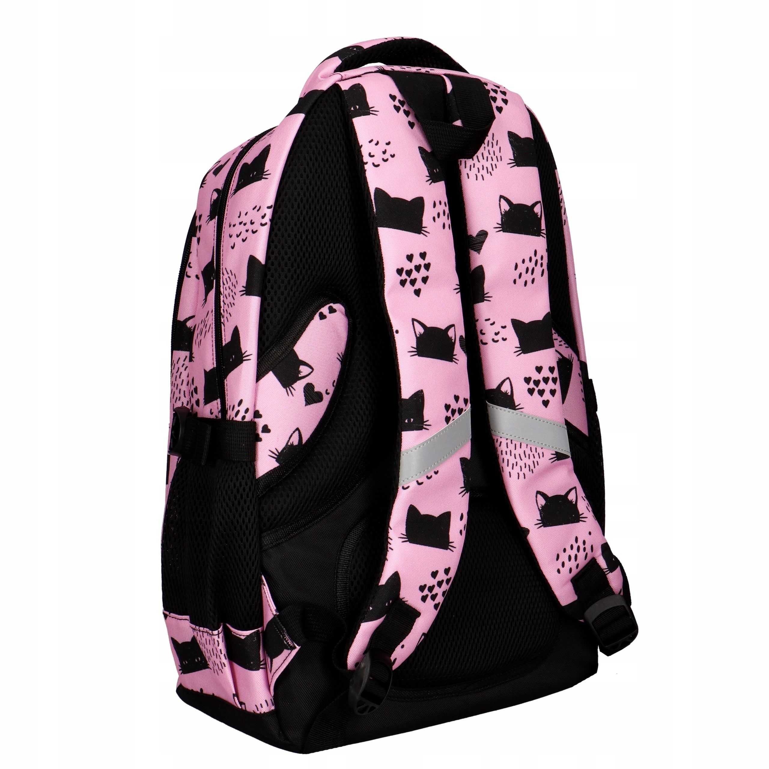 Multi-chamber school backpack Chin&Chilla black, pink 34 l Brand Chin&Chilla