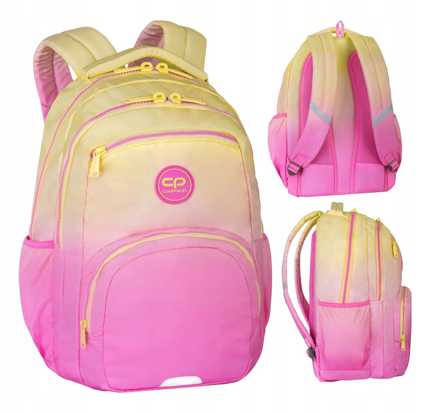 Multi-chamber school backpack CoolPack Gradient Peach 23 l