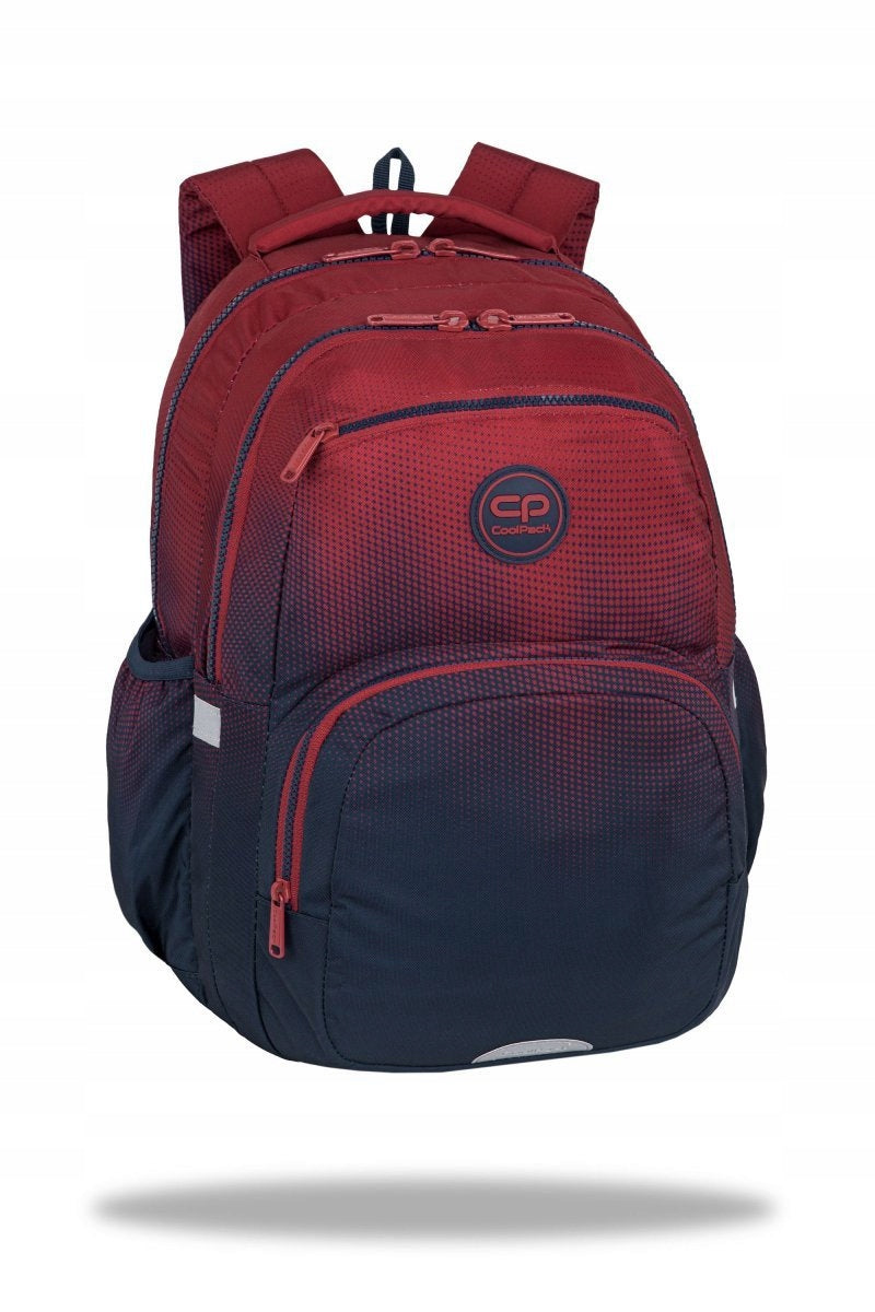 Multi-chamber school backpack CoolPack Gradient red navy blue F099758 Manufacturer code F099758