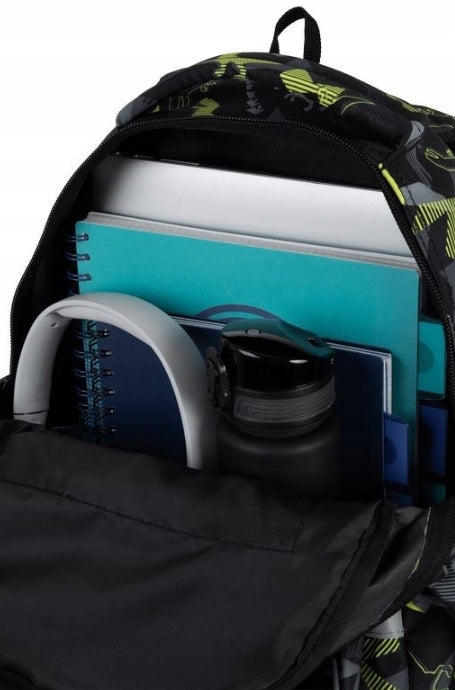 Multi-chamber school backpack CoolPack JERRY dino DINOPARK Manufacturer code F029966