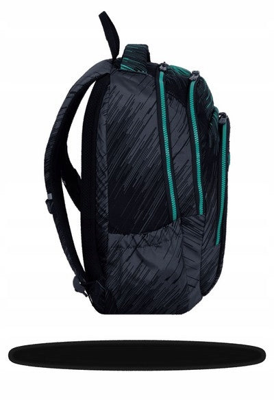 Multi-chamber school backpack CoolPack black, green Brand CoolPack