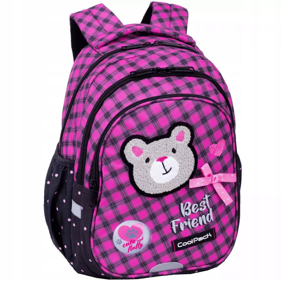 Multi-chamber school backpack CoolPack pink JERRY BUDDY
