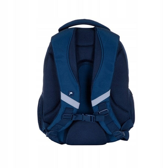 Multi-chamber school backpack Head blue HOLO EFFECT HEARTS Astra Brand Head